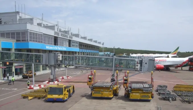 Ground support equipment at Entebbe International Airport