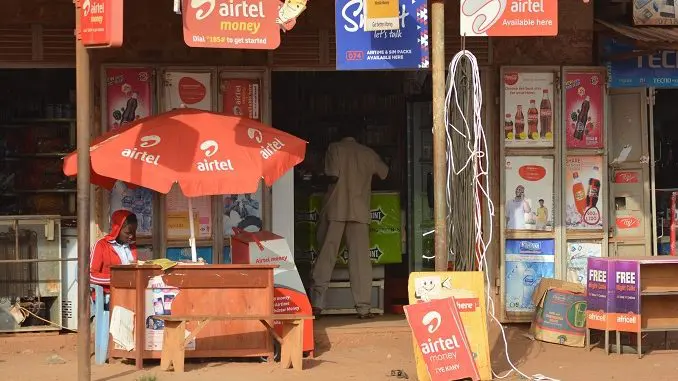 A mobile money agent in Gulu, Northern Uganda