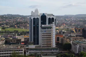 An office tower in Kampala