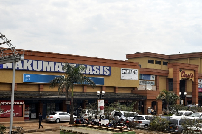 A shopping mall in Kampala