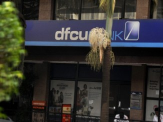 A Dfcu Bank branch in Kampala