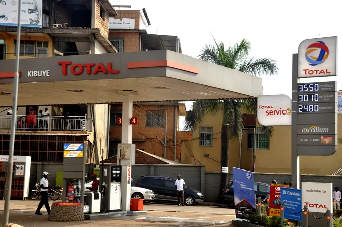 Total fuel station in Kampala
