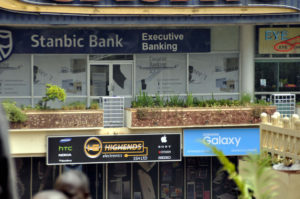 A Stanbic Bank Uganda branch