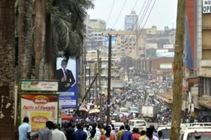 Namirembe Road in downtown Kampala