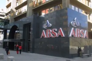 An office of Absa Bank in Johannesburg