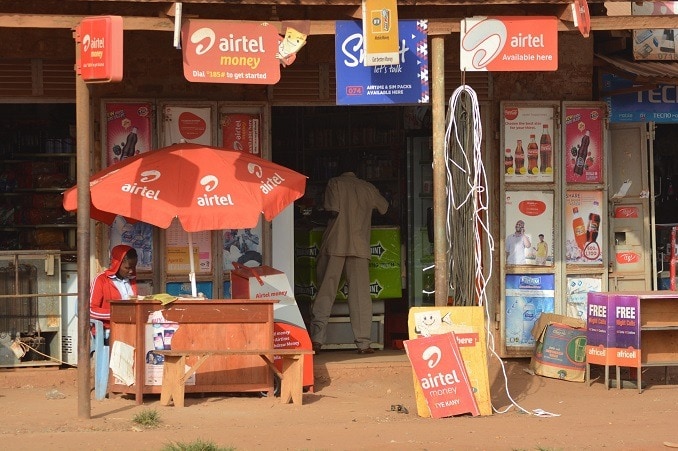A mobile money agent in Gulu, Northern Uganda