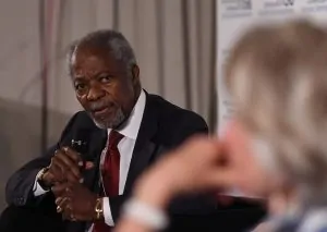 Kofi Annan, the former secretary general of the United Nations, who died on 18 August 2018