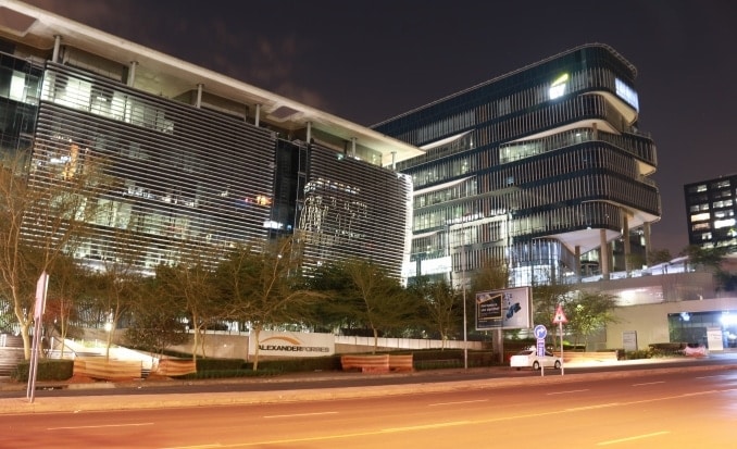 The head offices of Alexander Forbes Group in Sandton, Johannesburg