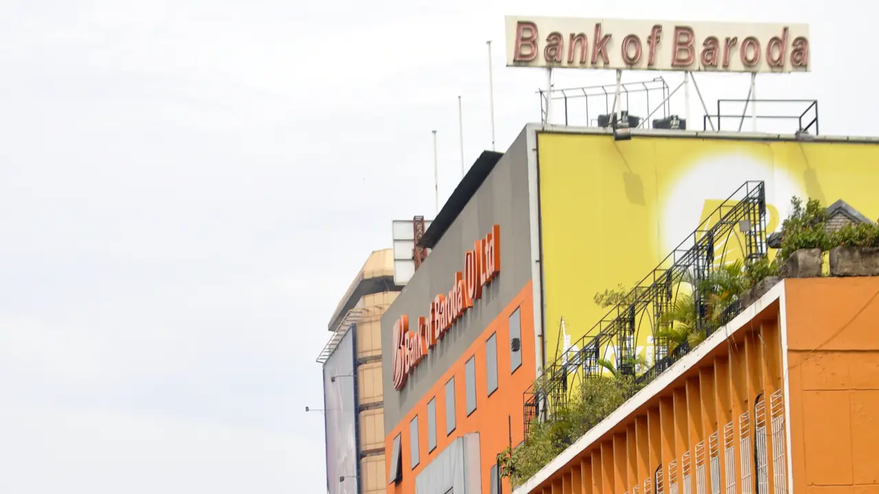 Bank of Baroda's headquarters on Kampala road, Kampala