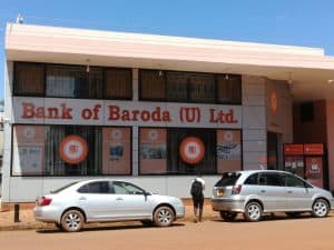 A branch of Uganda's Bank of Baroda