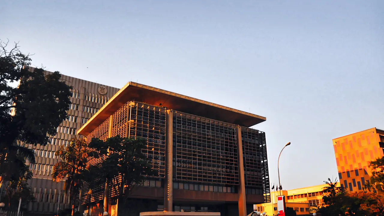 The head office of the Bank of Uganda in Kampala