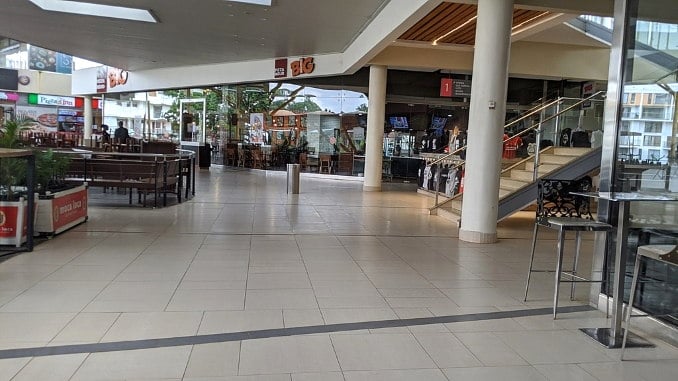 Garden City Mall in Nairobi during the coronavirus outbreak