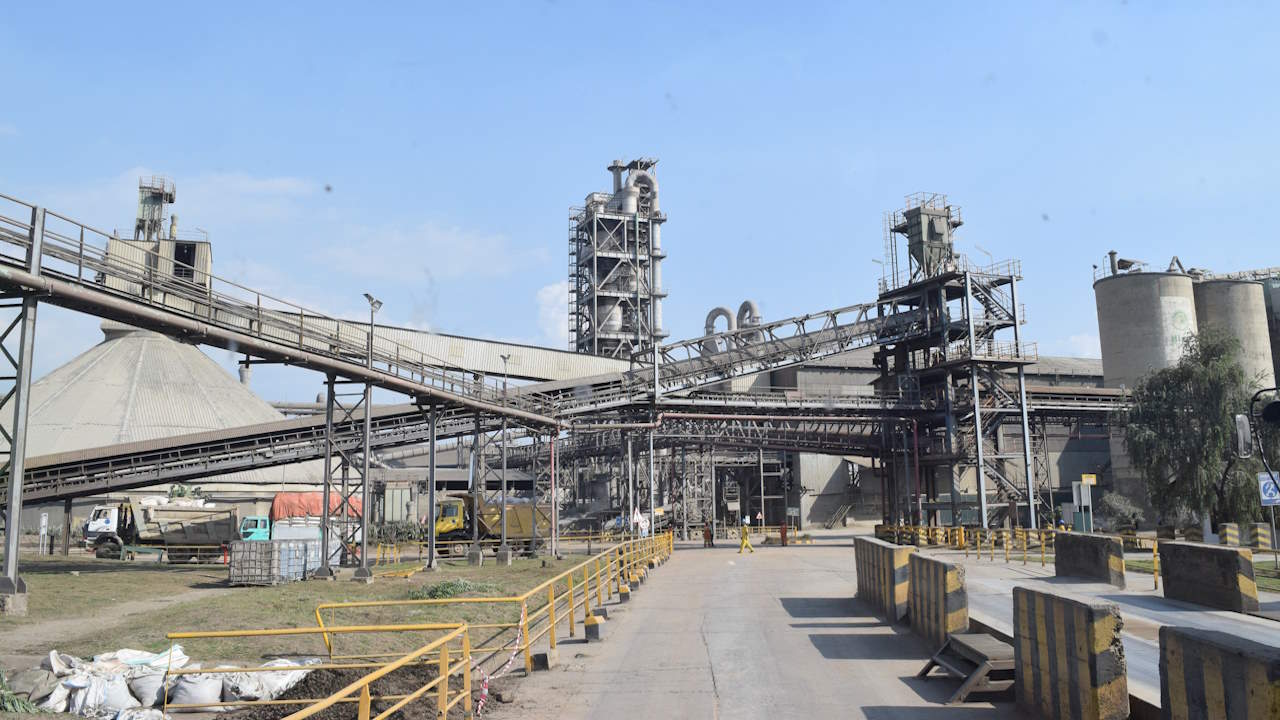 Hima Cement's plant in Kasese, western Uganda