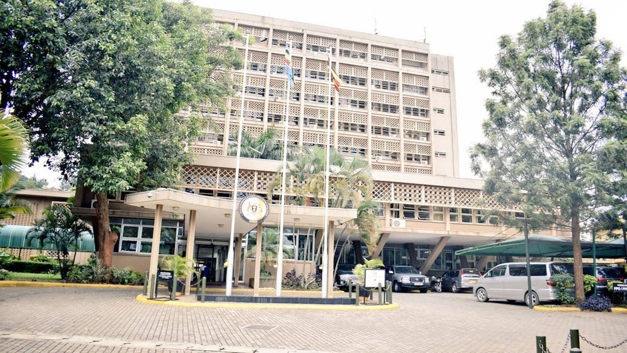 The offices of the ministry of finance and economic development in Kampala
