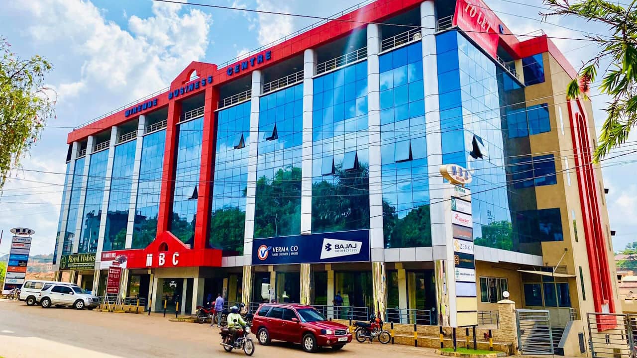 Mirembe Business Centre, office building on the Lugogo bypass, Kampala, managed by Knight Frank Uganda