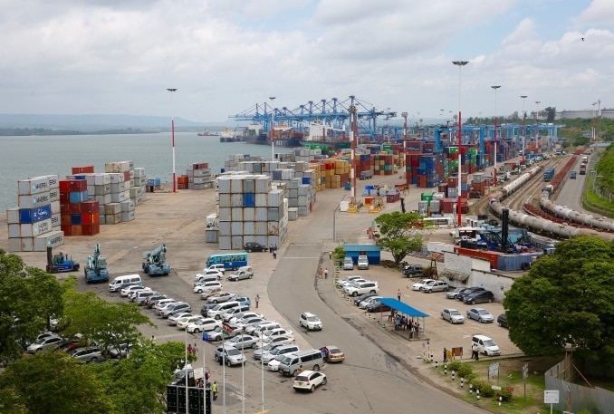 Mombasa Port in Kenya