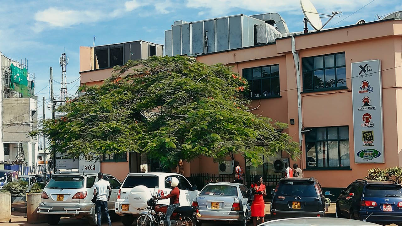 Head offices of the New Vision Printing and Publishing Company Ltd on First Street, Industrial Area, Kampala