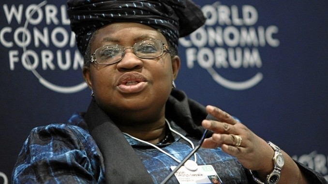 Nigeria's Ngozi Okonjo-Iweala at the World Economic Forum in Davos, 2010