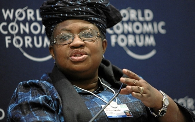 Nigeria's Ngozi Okonjo-Iweala at the World Economic Forum in Davos, 2010