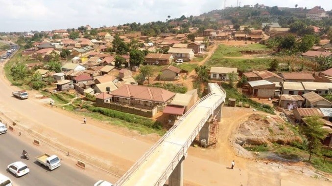 Construction works on the Kampala Northern Bypass Project