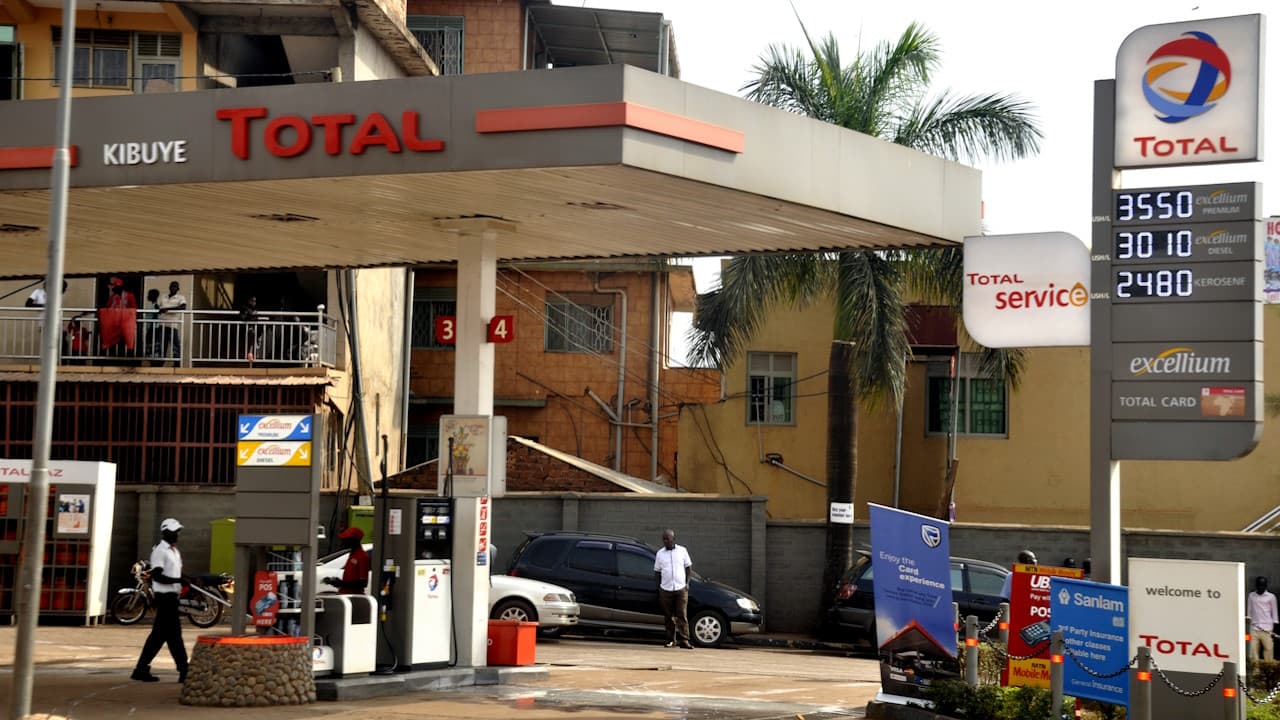 A petrol station in Kibuye, Kampala