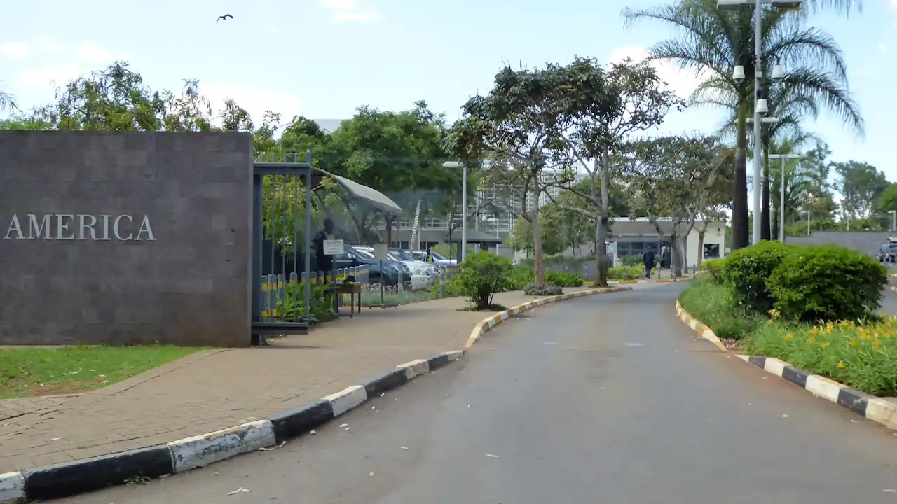 United States Embassy building in Nairobi, Kenya